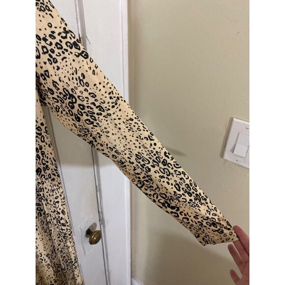 Tolani Collection Women's Long Sleeve Printed Collard Maxi Dress - 1XL - Picture 4 of 16